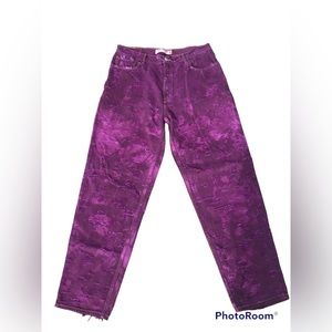 Fuck You Studios Levi’s 501 Baggy Jeans Purple